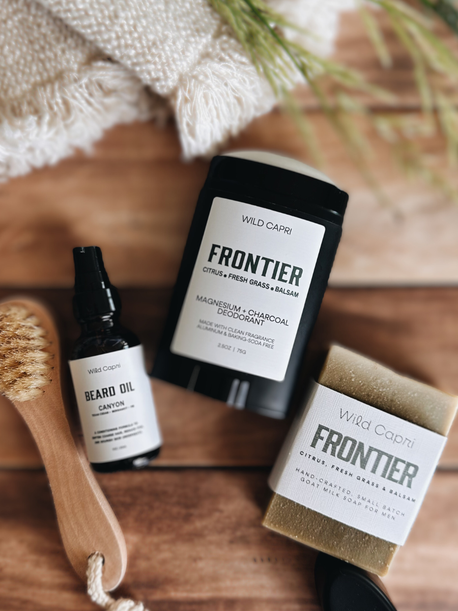 Frontier Magnesium & Charcoal Men's Deodorant – Wild Capri